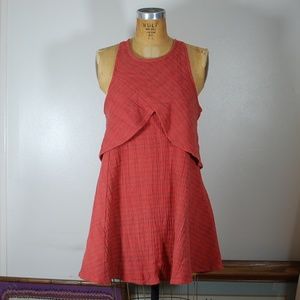 FP Free People Tiered Open Back Mini Dress